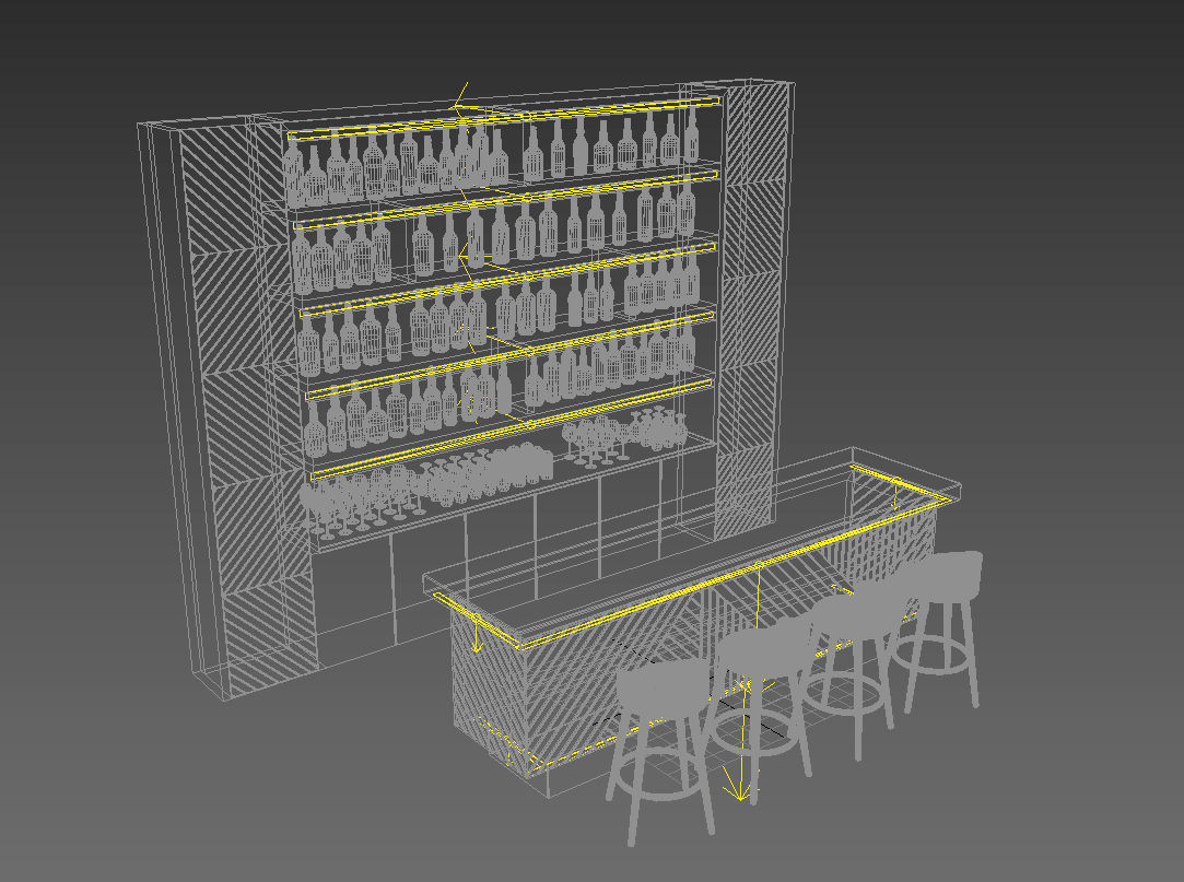Bar Collection 9 3D model_3