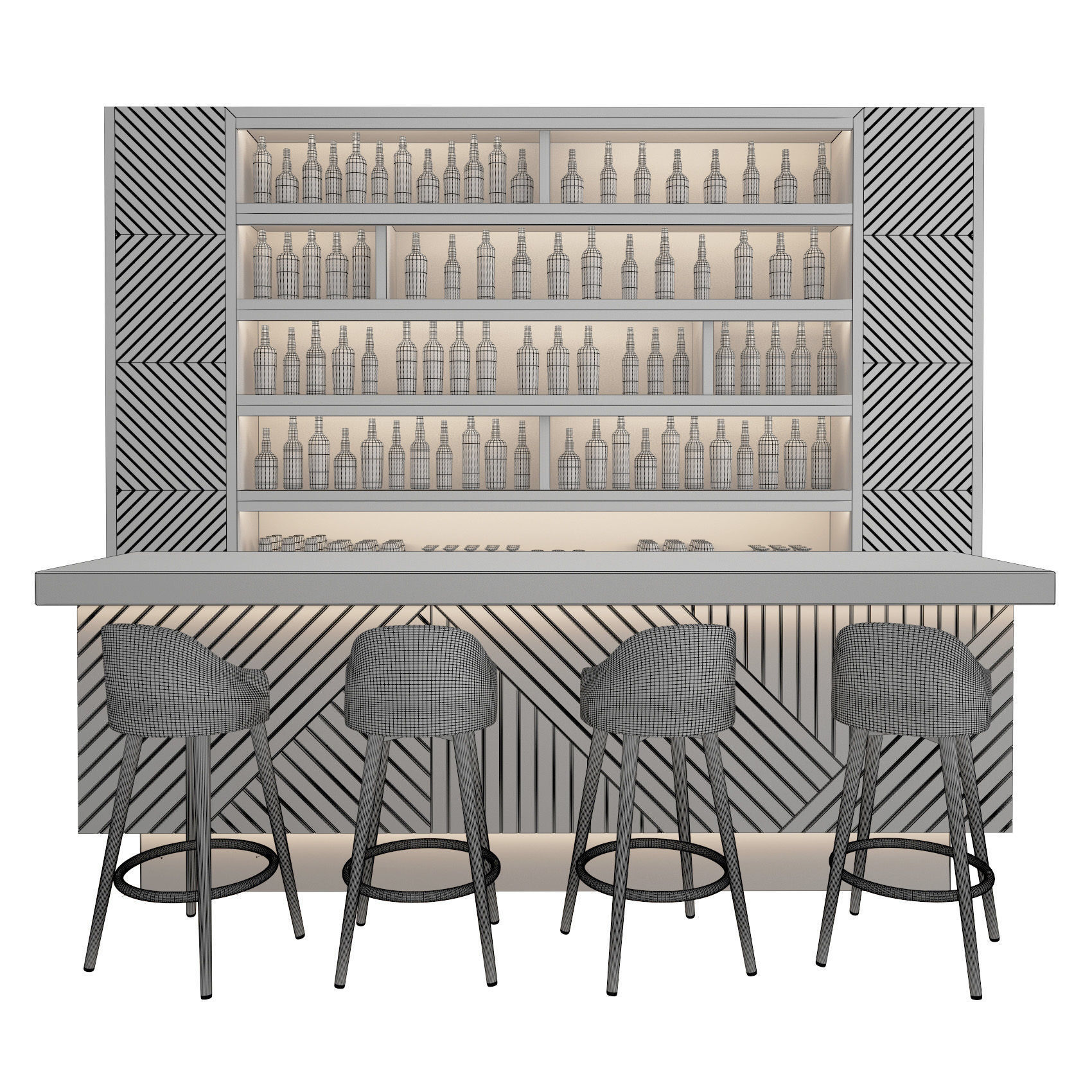 Bar Collection 9 3D model_2