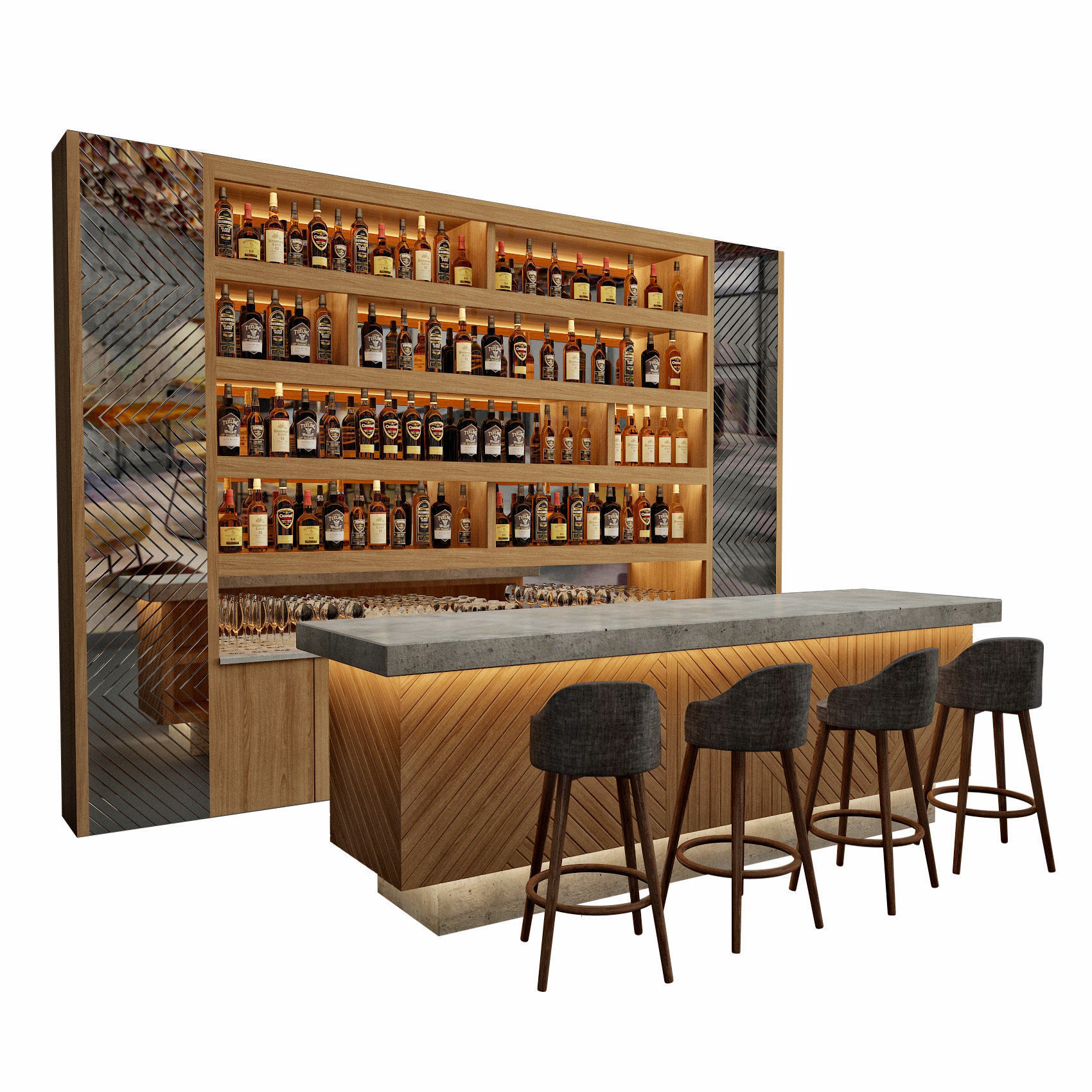 Bar Collection 9 3D model_1