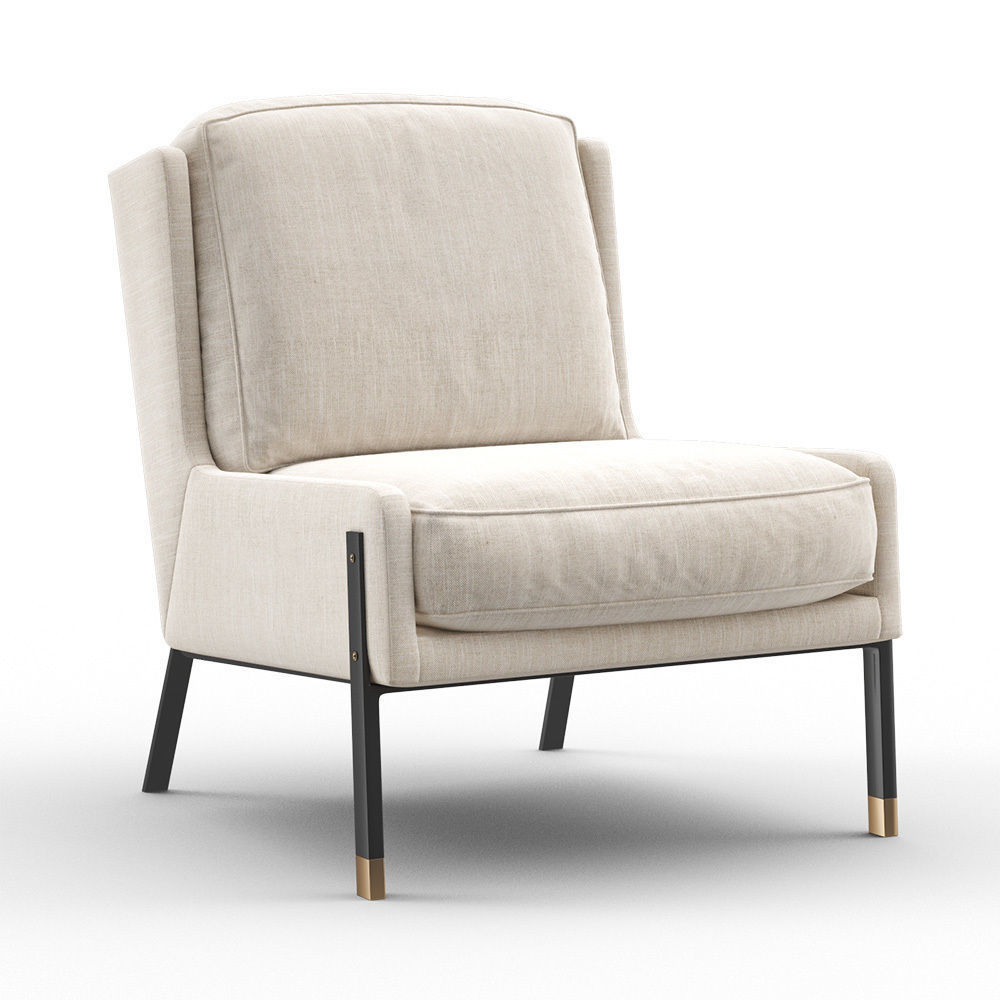 BLINK Easy Chair - QT Coffee Table - Emery Floor Lamp 3D model_2