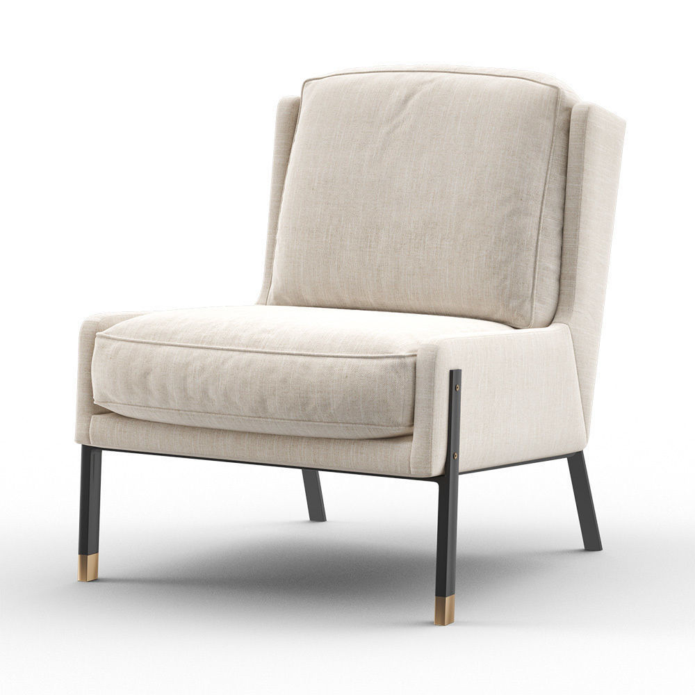 BLINK Easy Chair - QT Coffee Table - Emery Floor Lamp 3D model_1