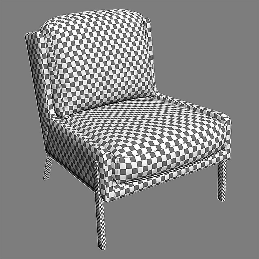 BLINK Easy Chair - QT Coffee Table - Emery Floor Lamp 3D model_9