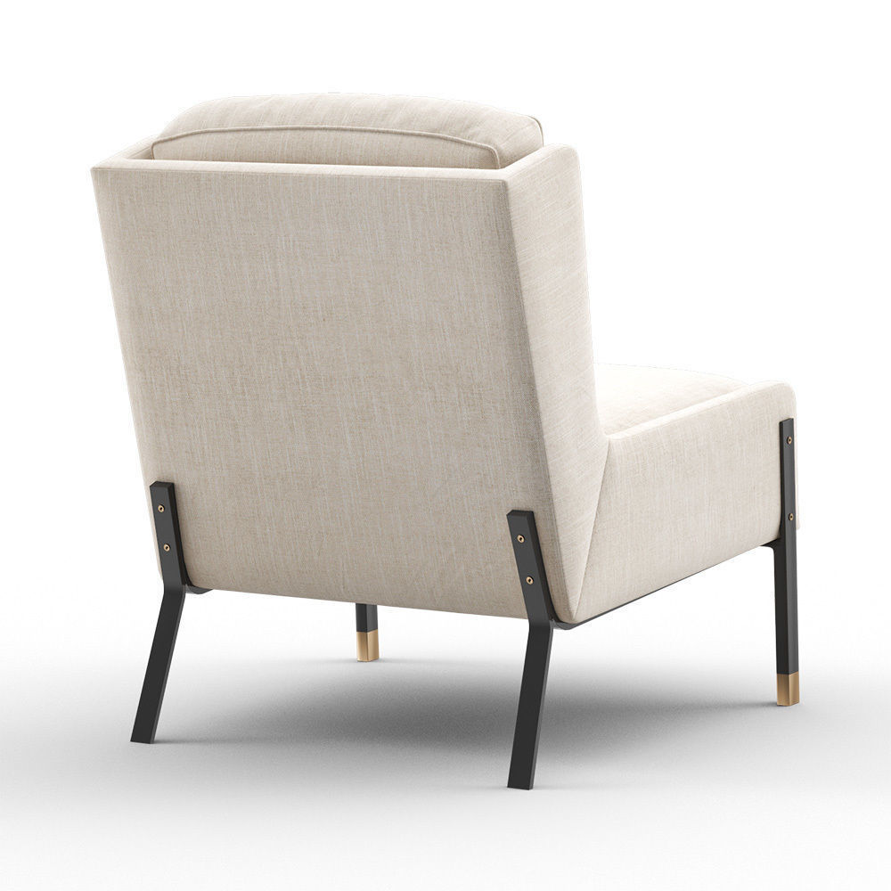 BLINK Easy Chair - QT Coffee Table - Emery Floor Lamp 3D model_4