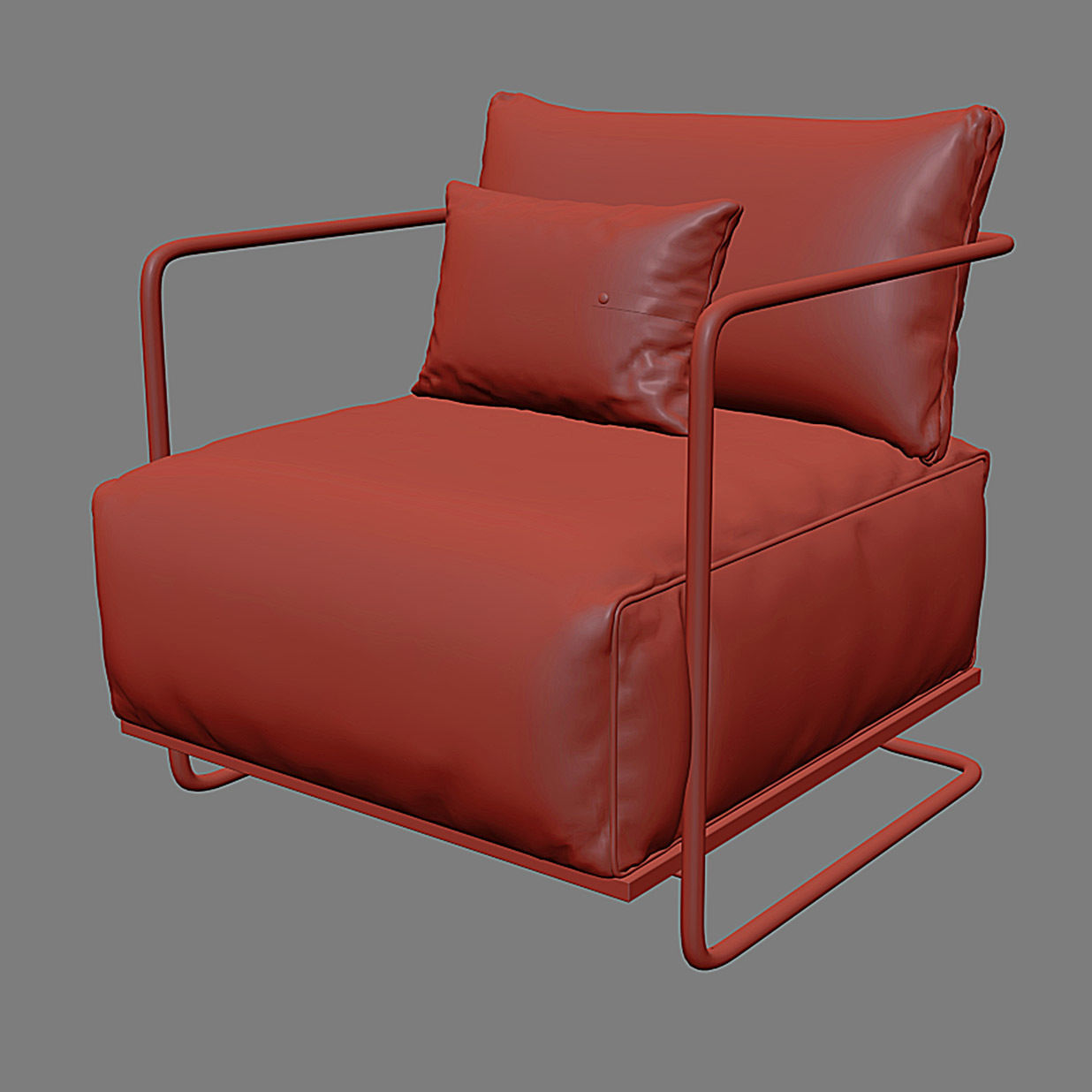 COLIN Chair with MAISIE Side Tables and Heron Table Lamp 3D model_9