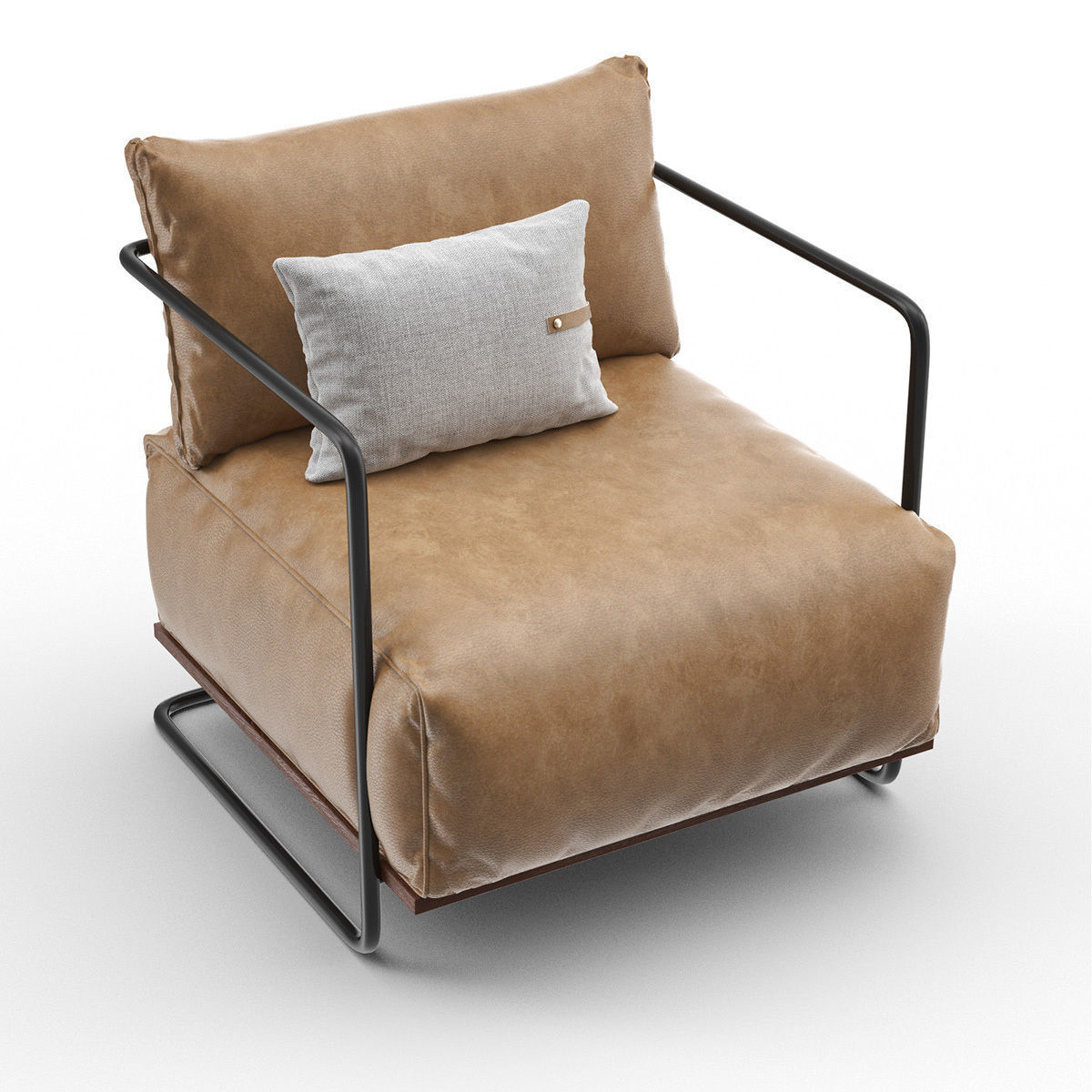 COLIN Chair with MAISIE Side Tables and Heron Table Lamp 3D model_3