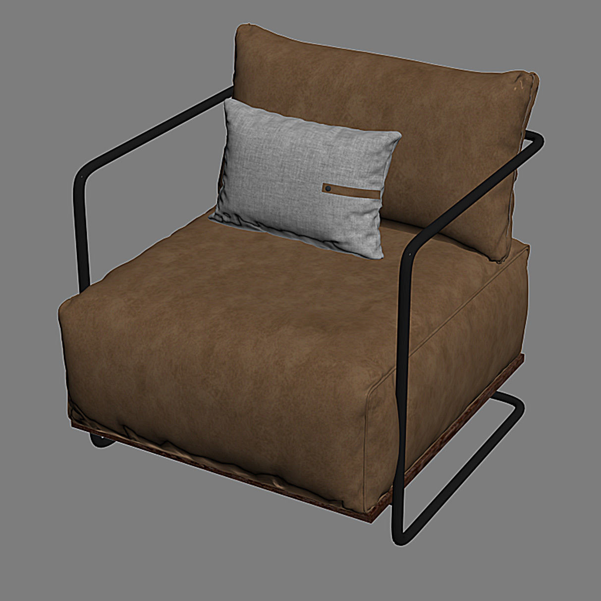COLIN Chair with MAISIE Side Tables and Heron Table Lamp 3D model_8