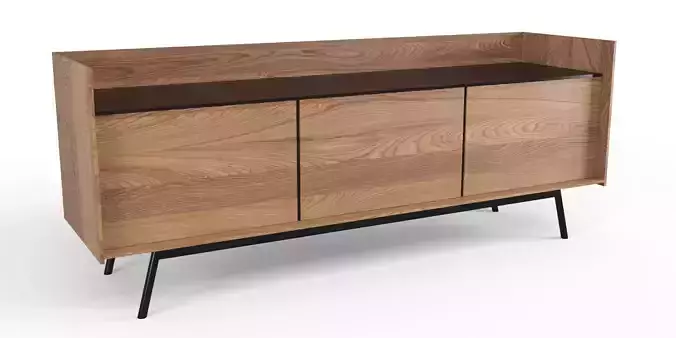 Edge Buffet and Cabinet Sideboard 3D model