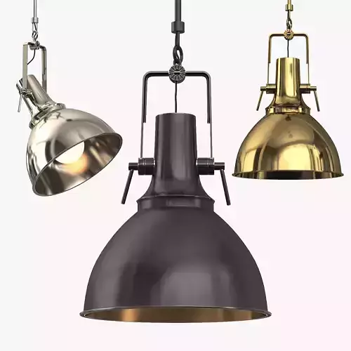 Vintage Nautical Pendant 3D model