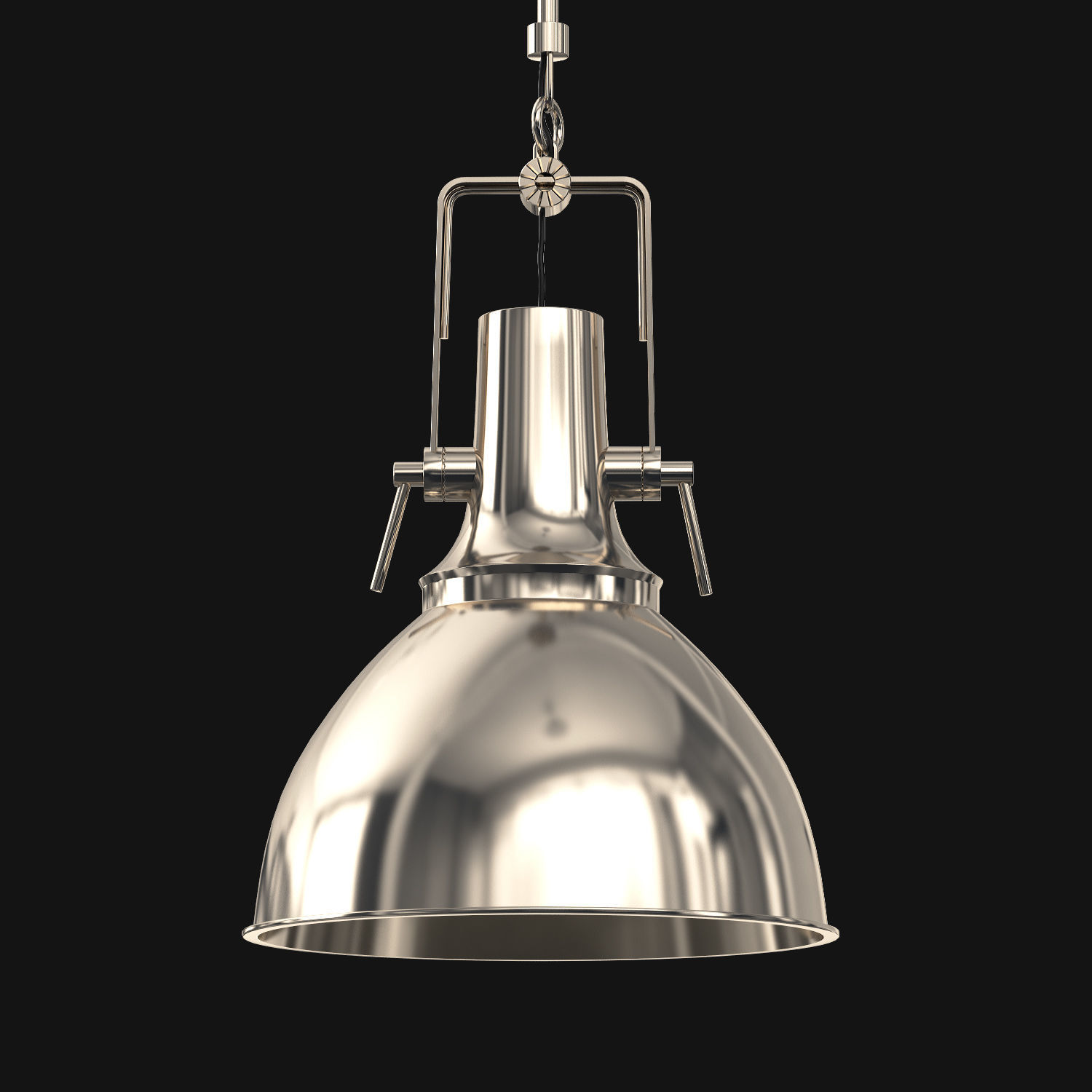 Vintage Nautical Pendant 3D model_5