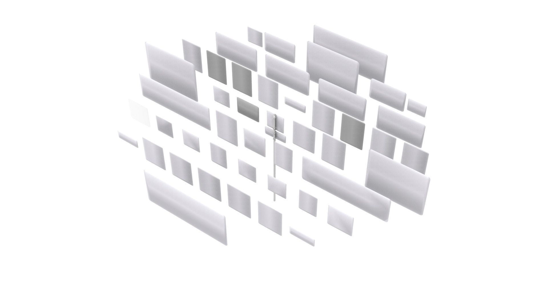 Road Sign US R3 Series Lane Usage And Turns BIM Collection 3D model_23