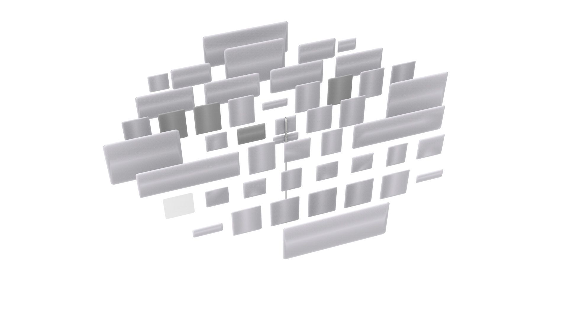 Road Sign US R3 Series Lane Usage And Turns BIM Collection 3D model_17