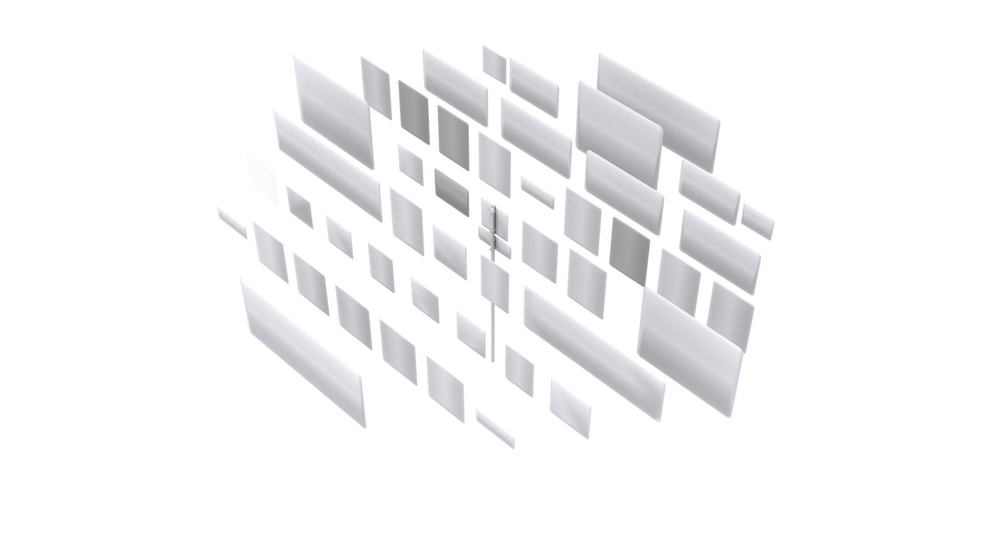 Road Sign US R3 Series Lane Usage And Turns BIM Collection 3D model_24