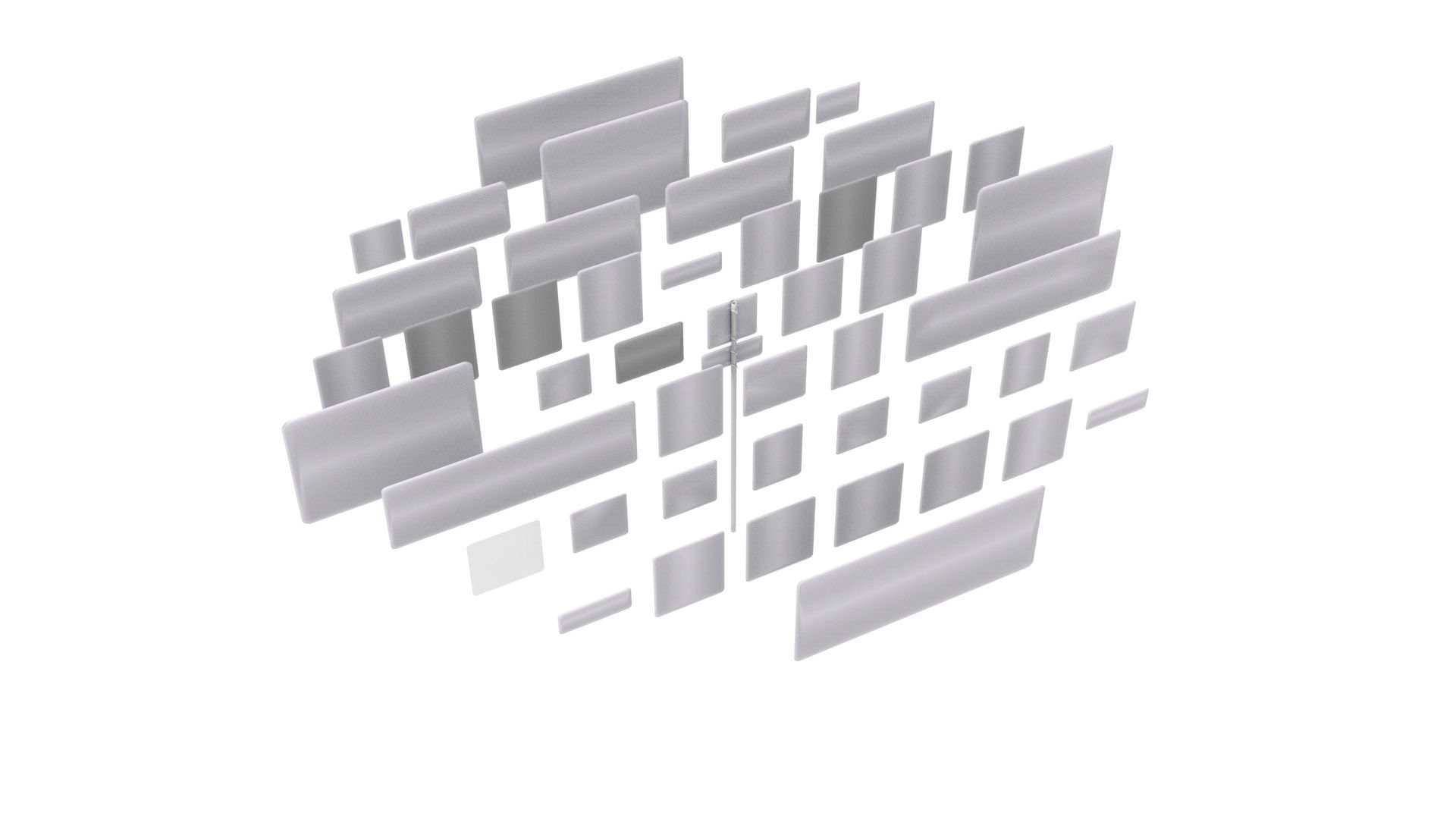 Road Sign US R3 Series Lane Usage And Turns BIM Collection 3D model_16