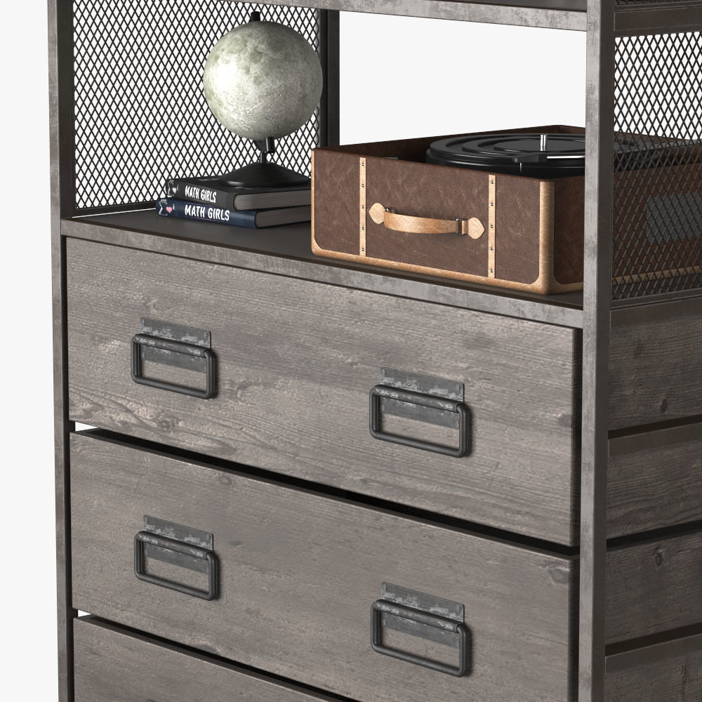 Wexler Bookcase 3D model_3