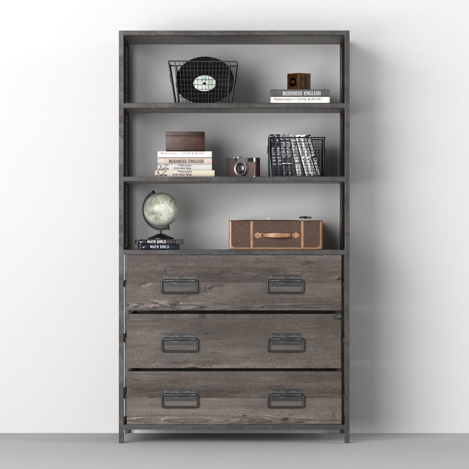 Wexler Bookcase 3D model_2