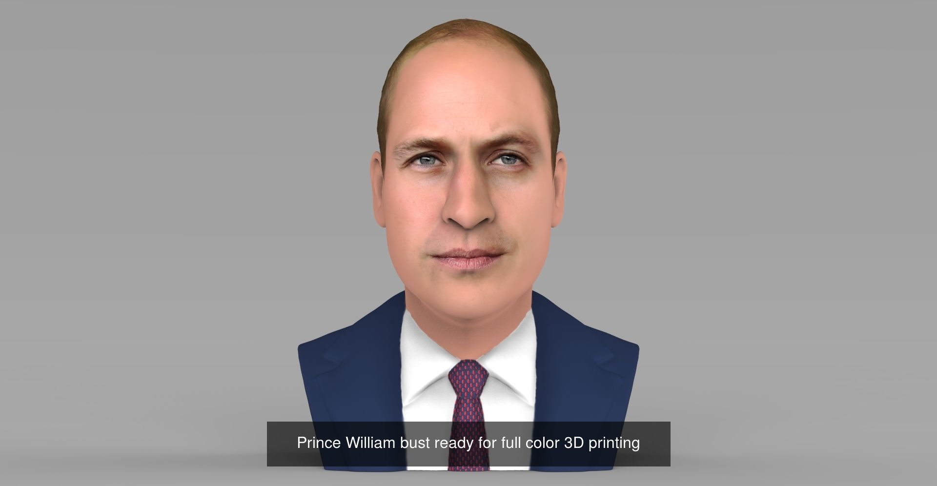 Royal Family busts for full color 3D printing 3D Model Collection_5