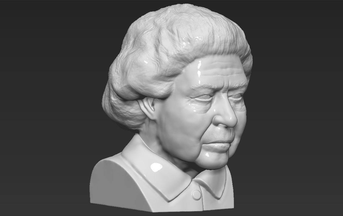Royal Family busts for full color 3D printing 3D Model Collection_45
