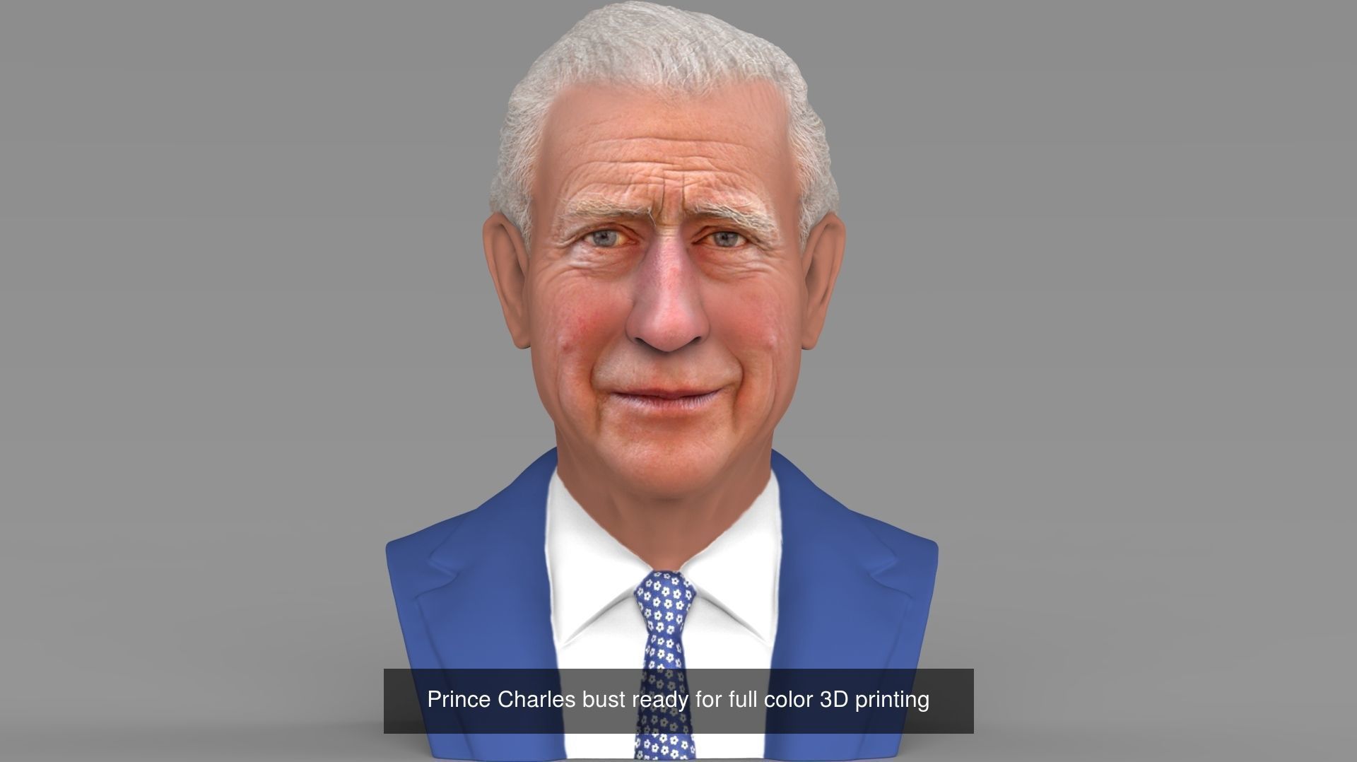 Royal Family busts for full color 3D printing 3D Model Collection_4