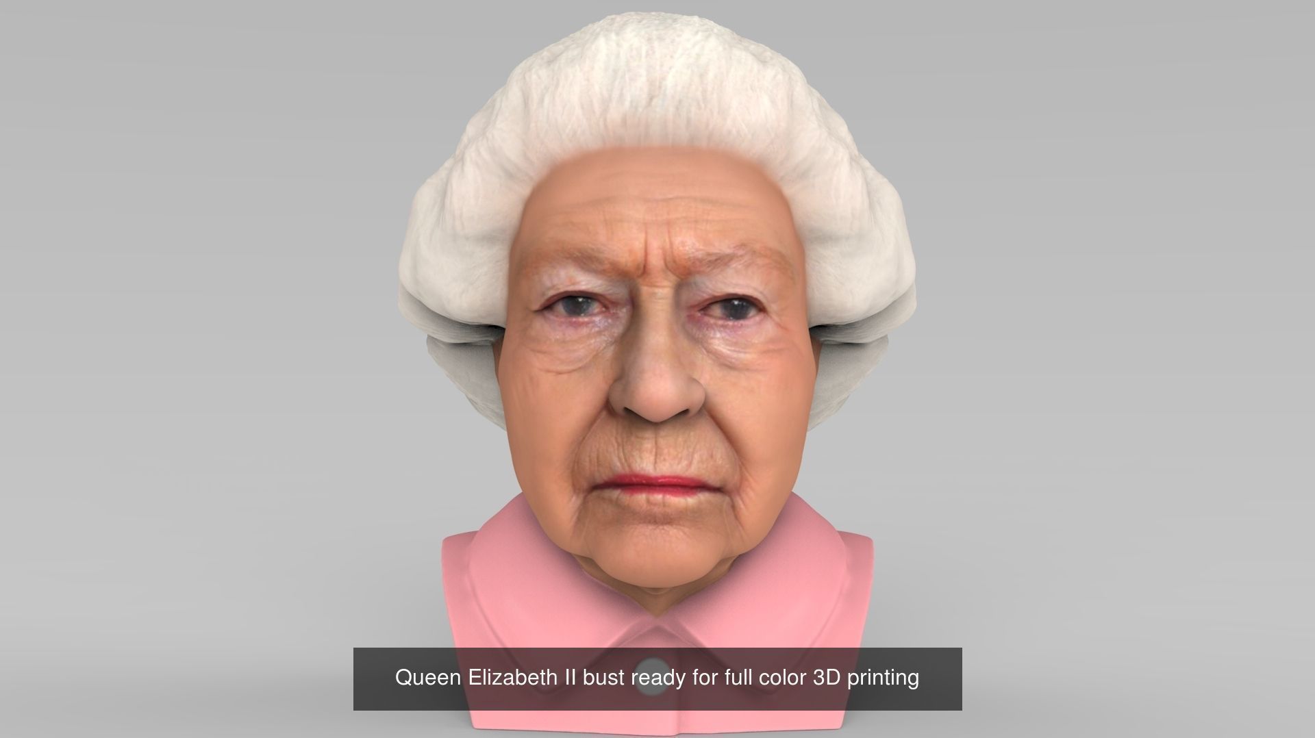 Royal Family busts for full color 3D printing 3D Model Collection_3