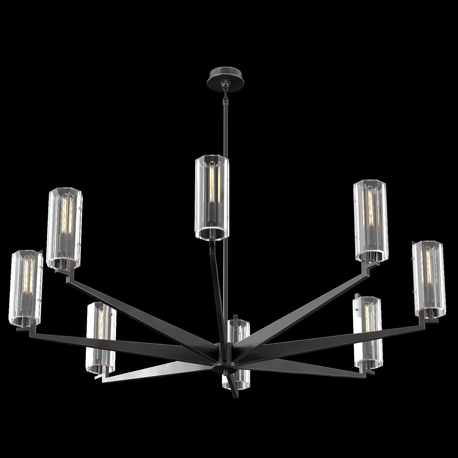 Round Chandelier Vendome d153 cm 3D model_6