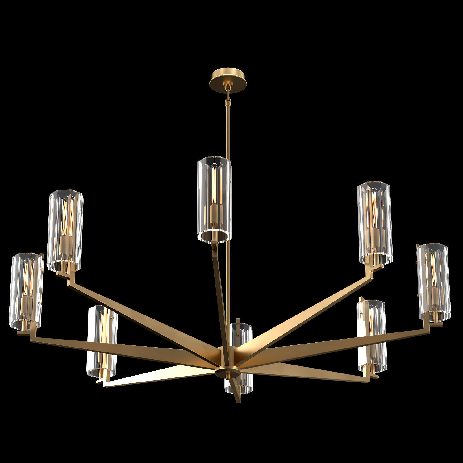 Round Chandelier Vendome d153 cm 3D model_4