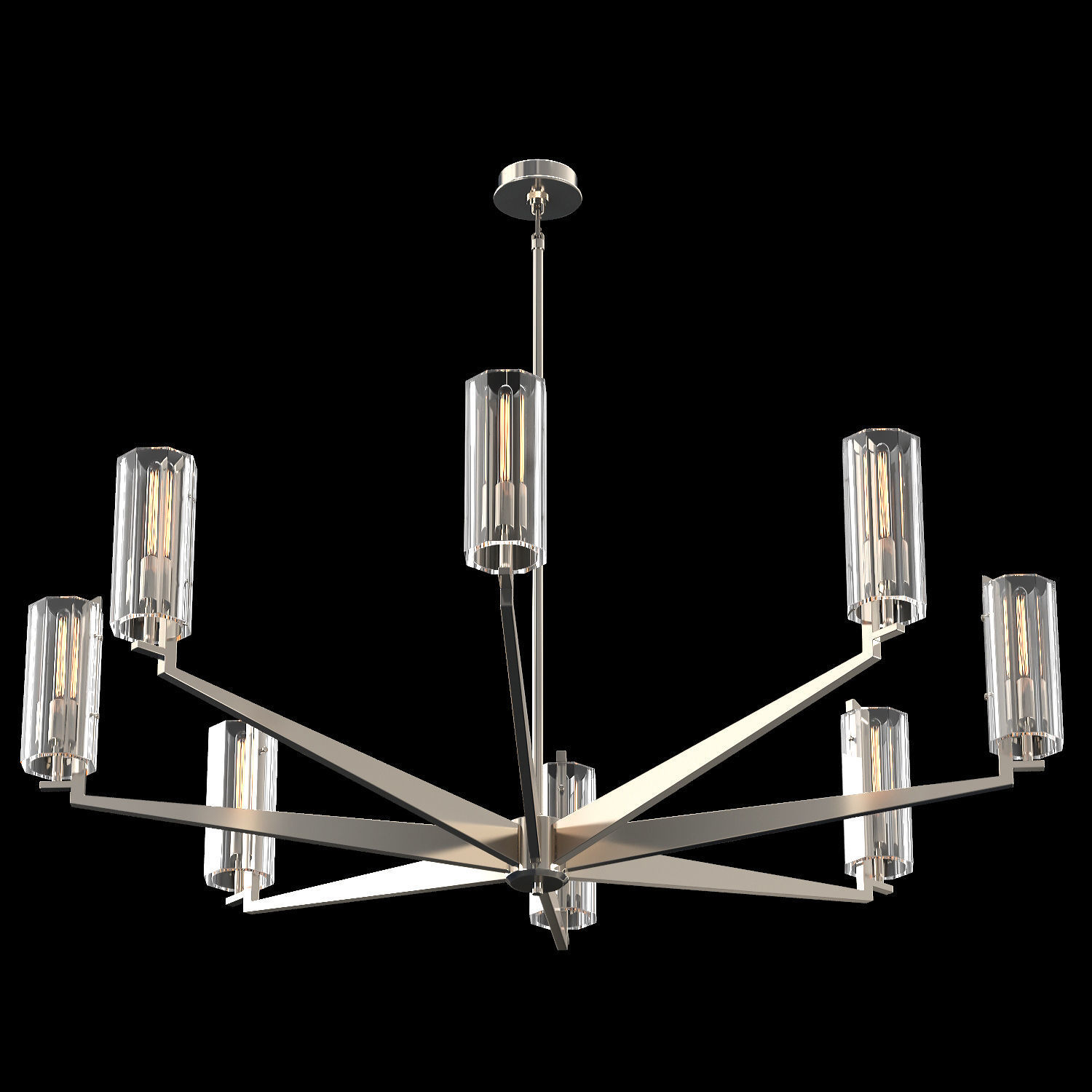 Round Chandelier Vendome d153 cm 3D model_2