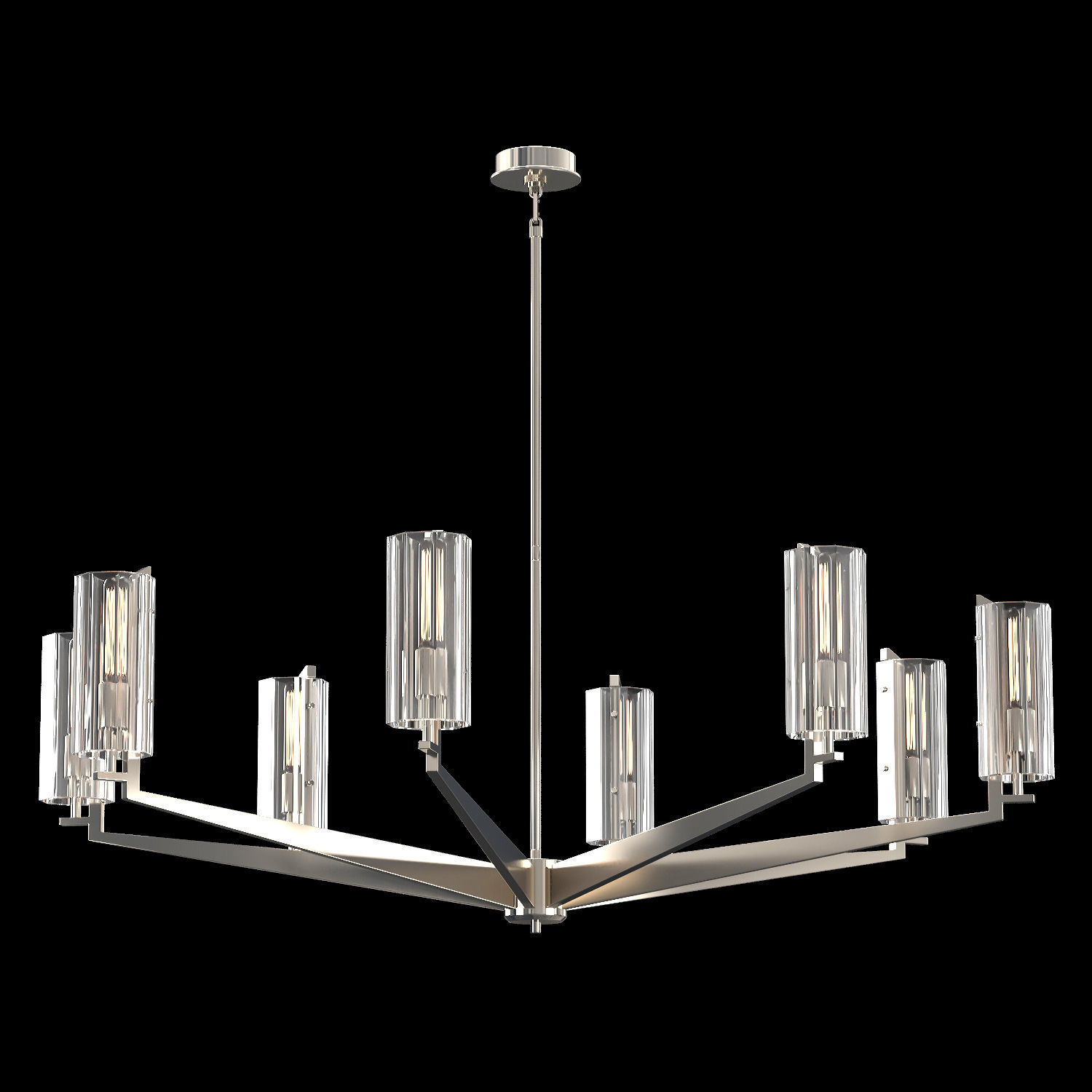 Round Chandelier Vendome d153 cm 3D model_1