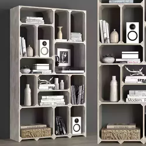 Reclaimed Pine Tall Bookcase