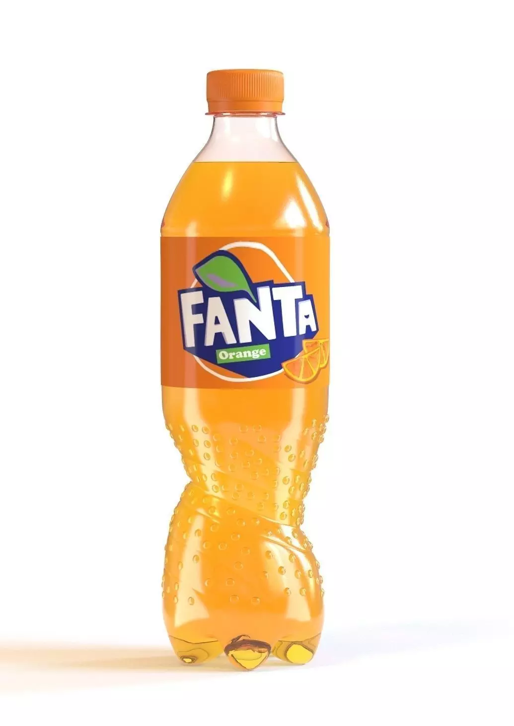 Fanta New Bottle 3D model