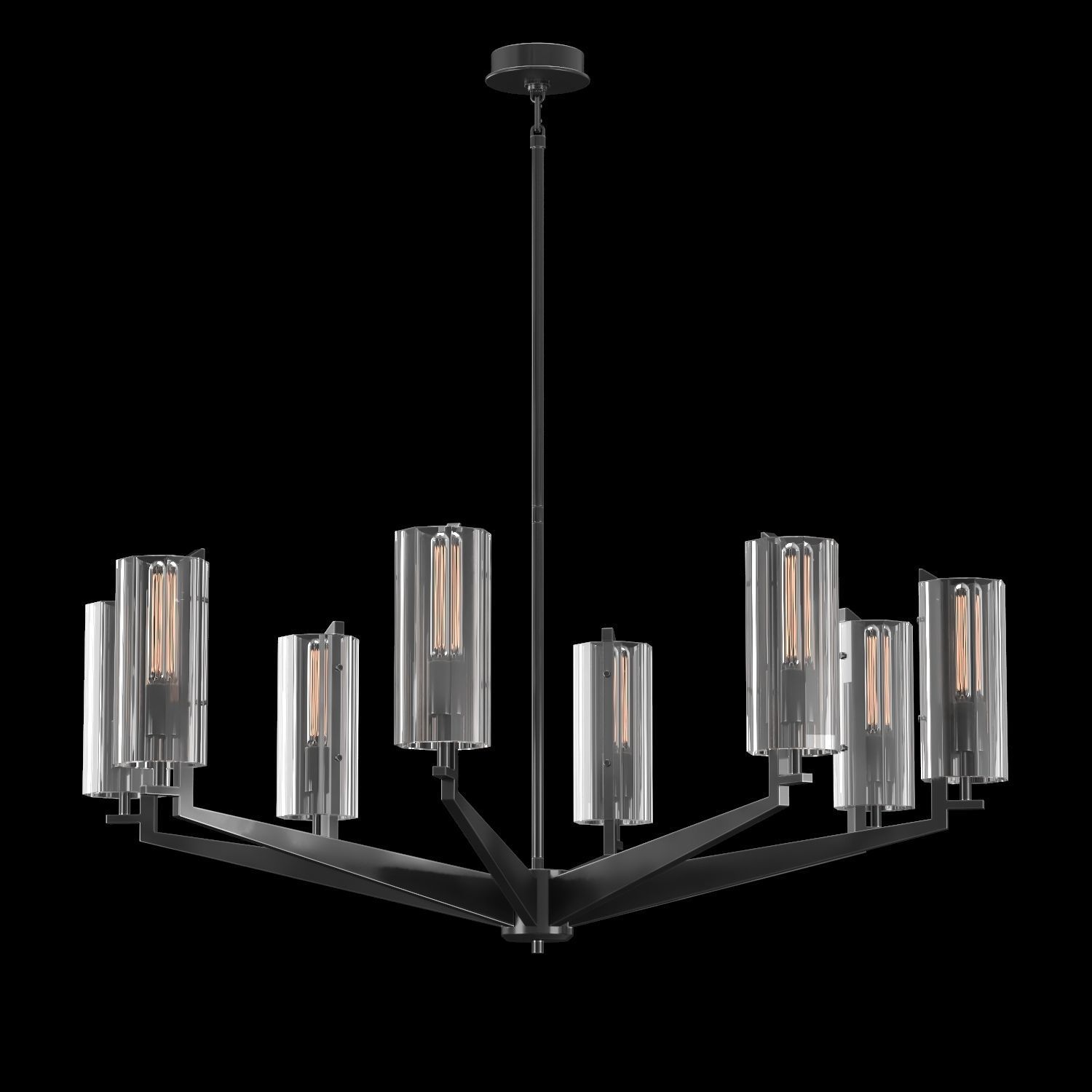 Round Chandelier Vendome d122 cm 3D model_3