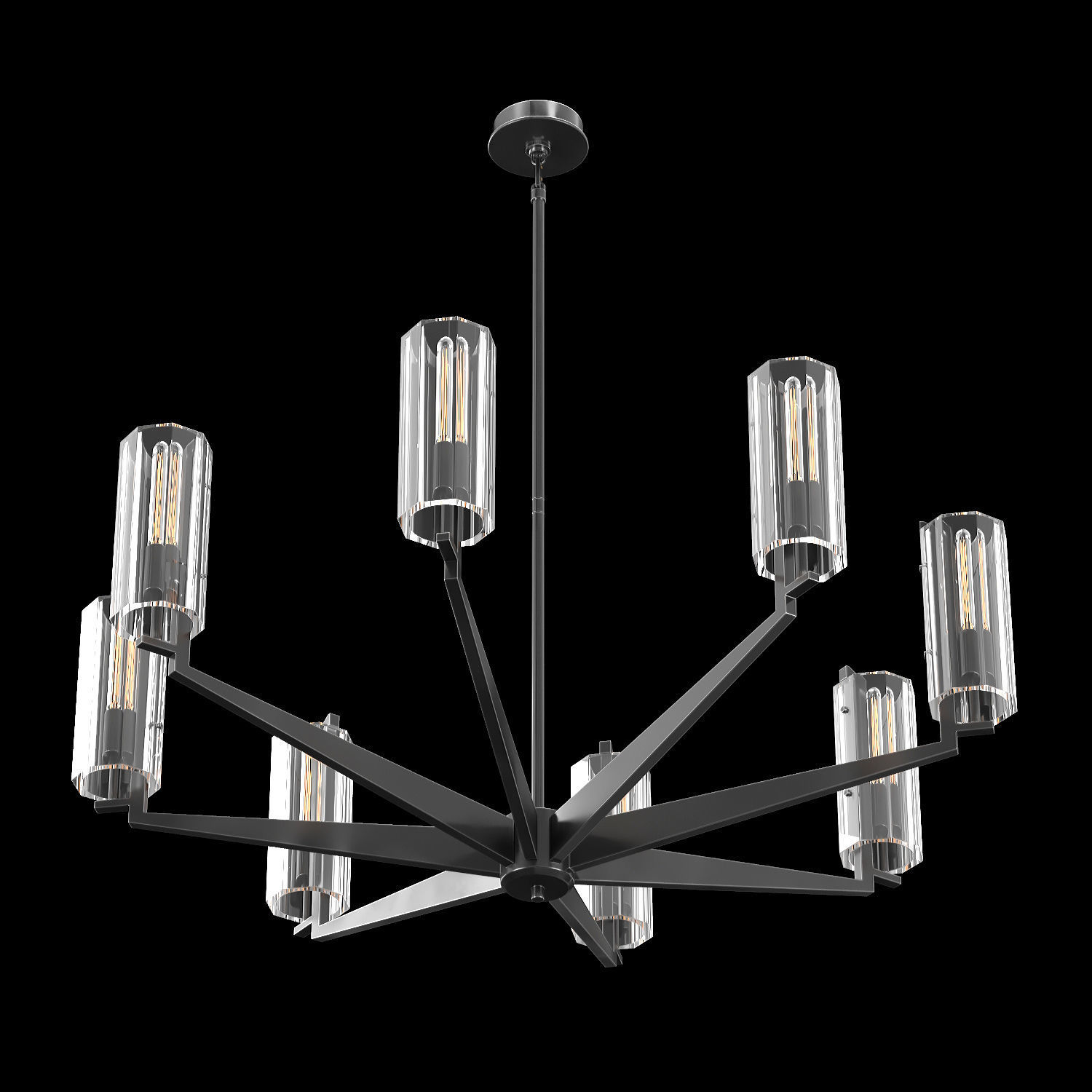 Round Chandelier Vendome d122 cm 3D model_5