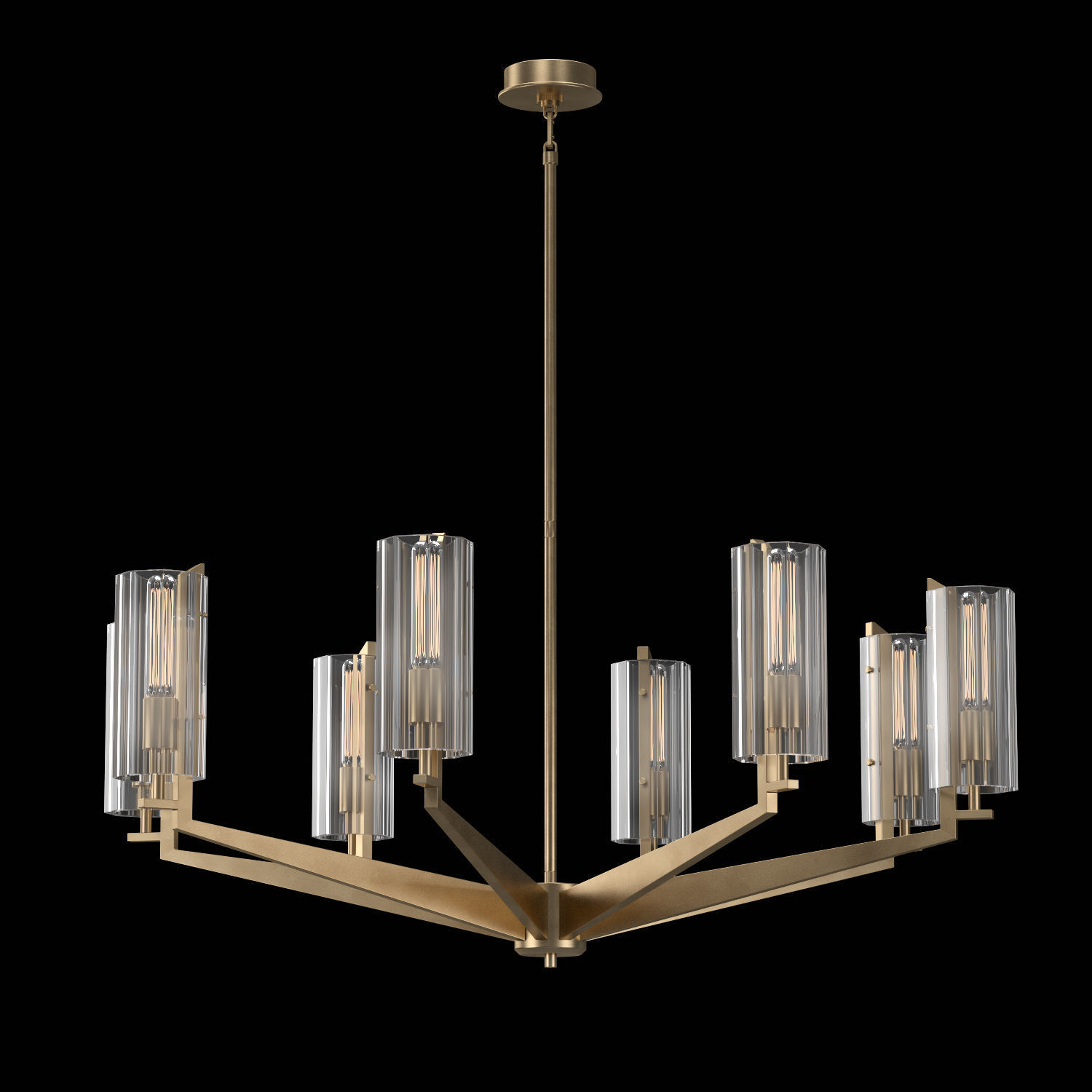 Round Chandelier Vendome d122 cm 3D model_1