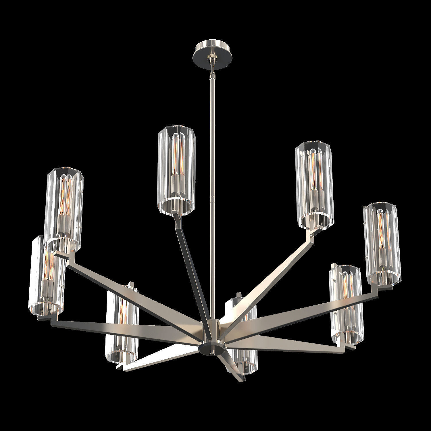 Round Chandelier Vendome d122 cm 3D model_6