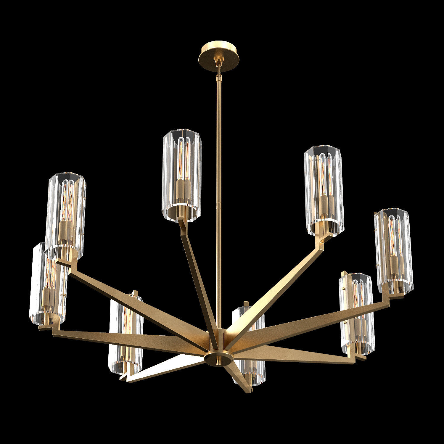 Round Chandelier Vendome d122 cm 3D model_7