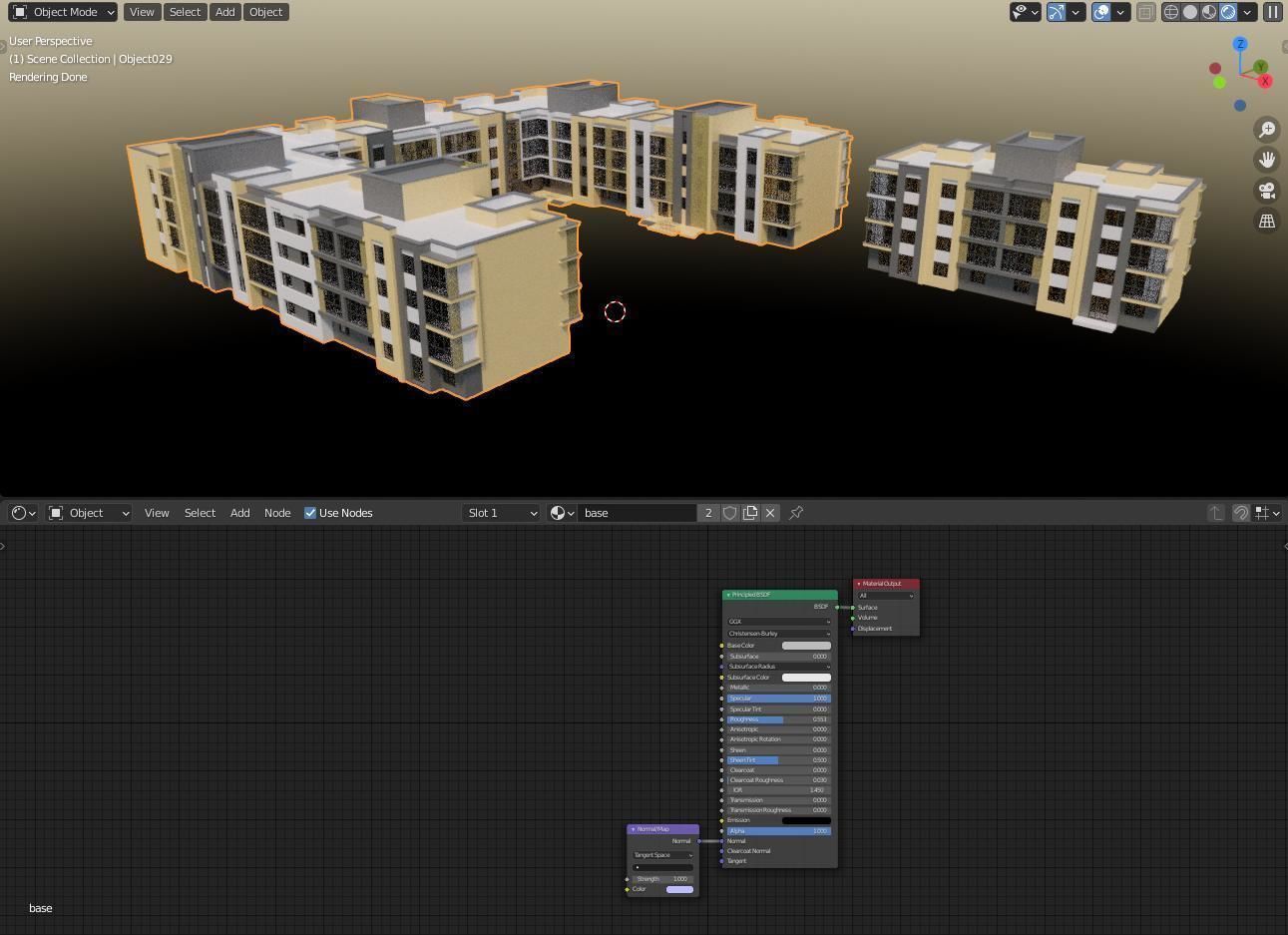 Residential building 3D model_13