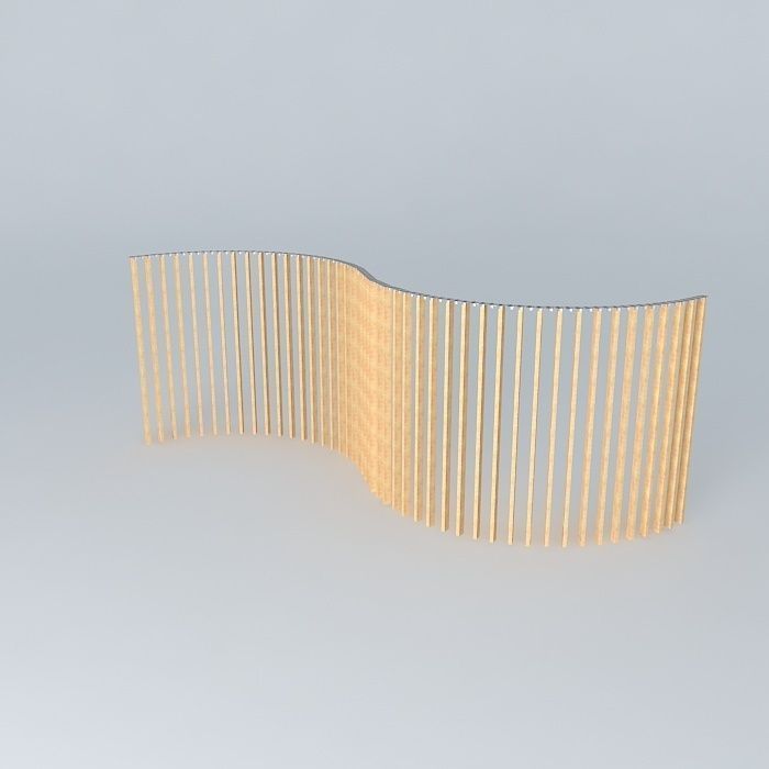 Flex C 4 Inch Curved Wall Free 3D model_1