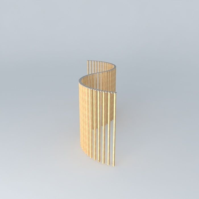 Flex C 4 Inch Curved Wall Free 3D model_2