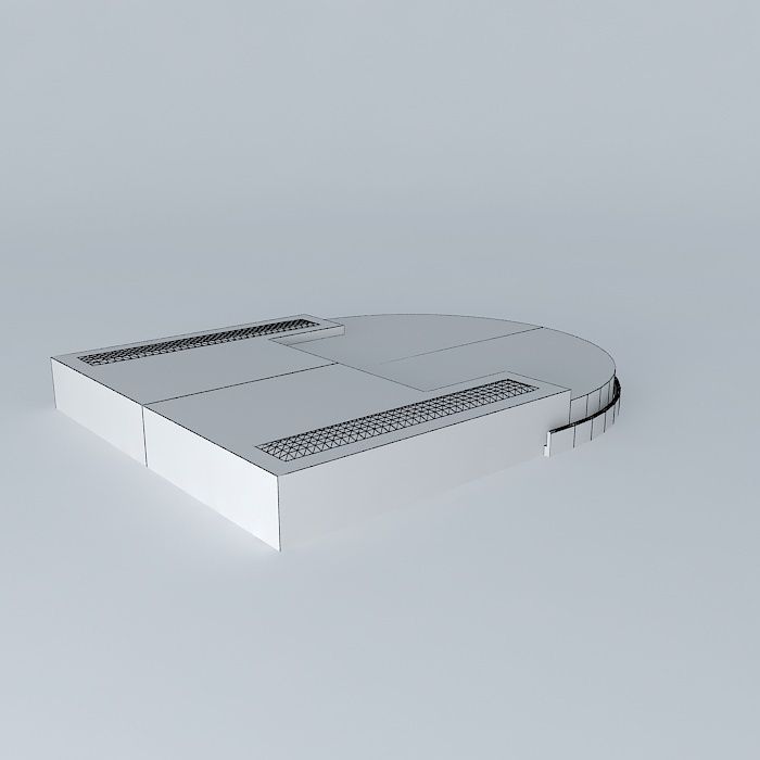 Moss Infinity Pool Free 3D model_4