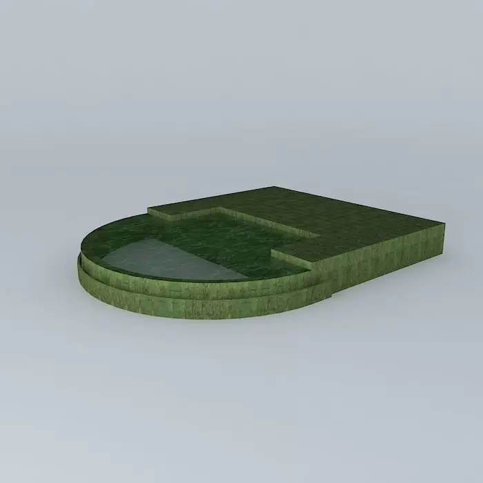 Moss Infinity Pool Free 3D model_0