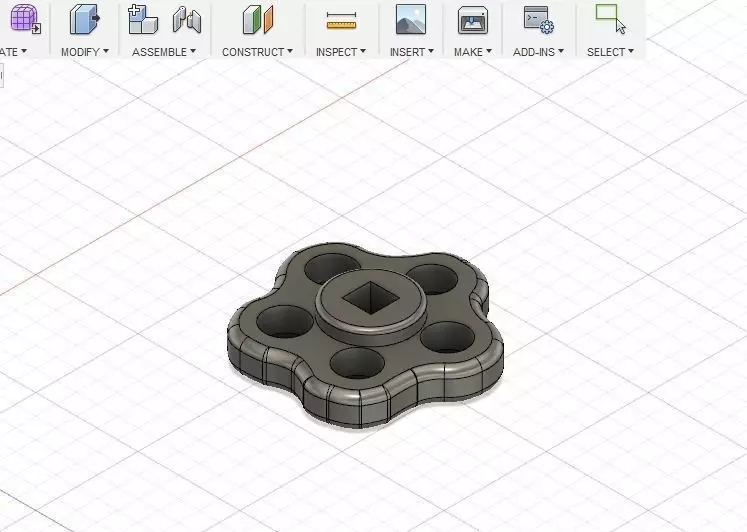 Water valve knob 3D print model