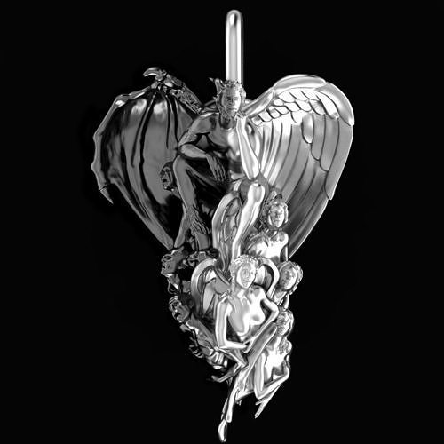 Pendant Who are you 3D print model