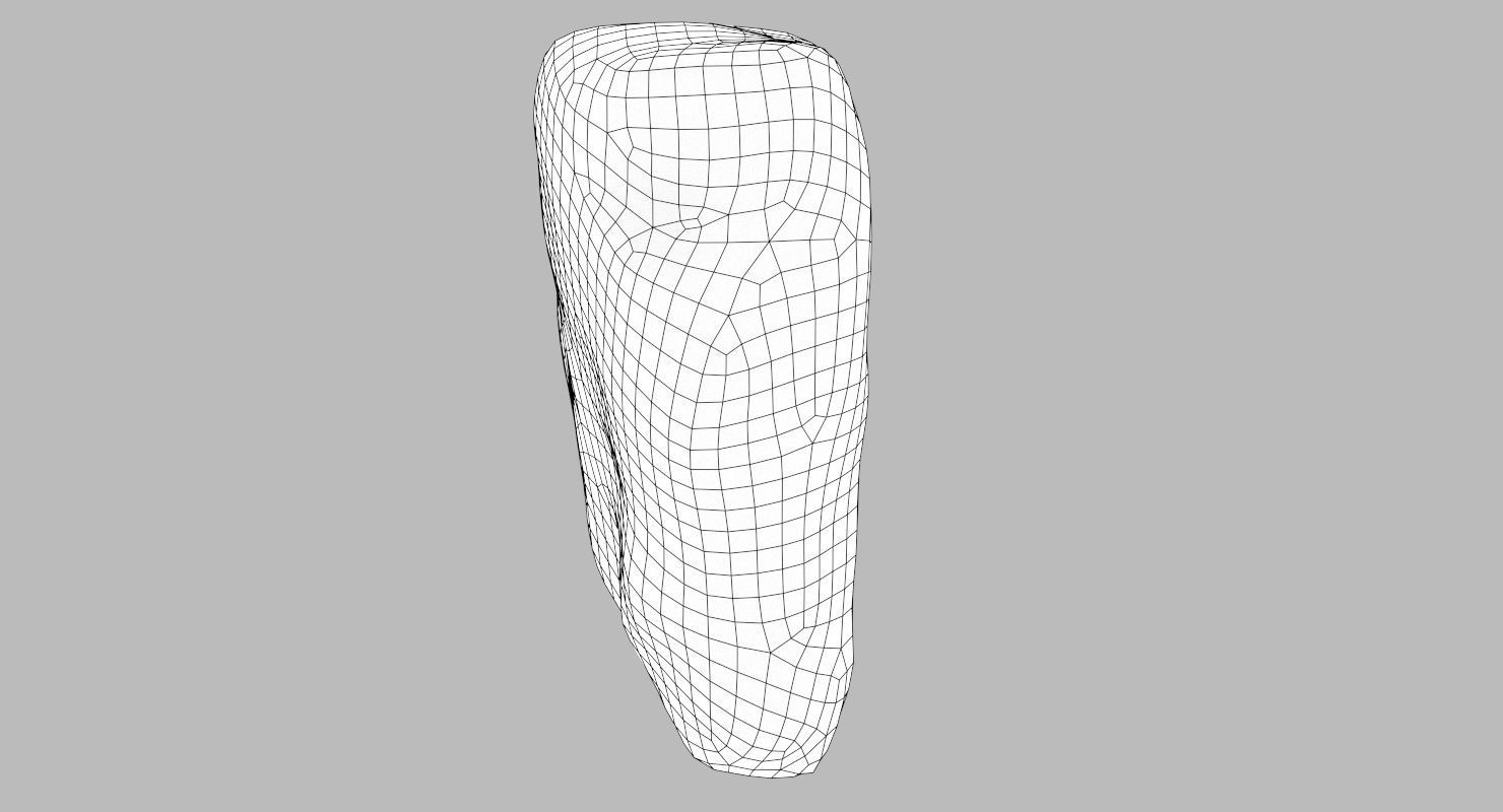 Triangle Shaped Granite Rock 3D model_28