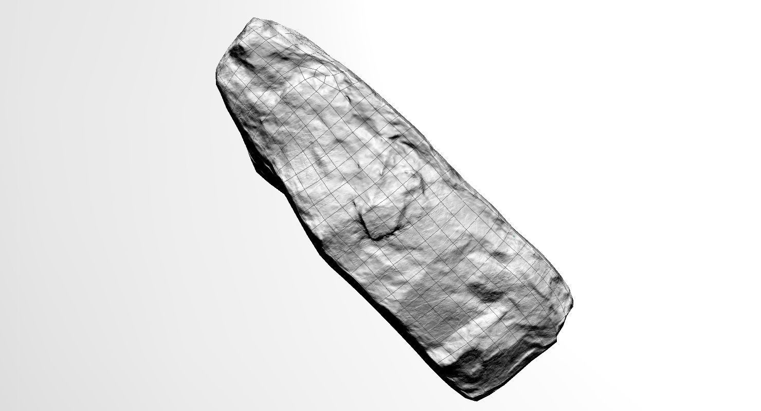 Triangle Shaped Granite Rock 3D model_22