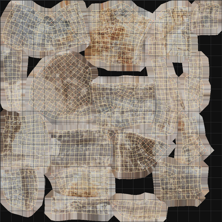 Triangle Shaped Granite Rock 3D model_17