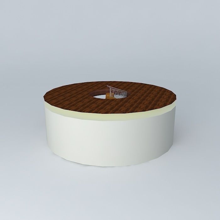 Custom Tree Trunk Stairs Free 3D model_1