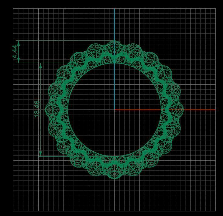 Ring helixian 3D print model_4