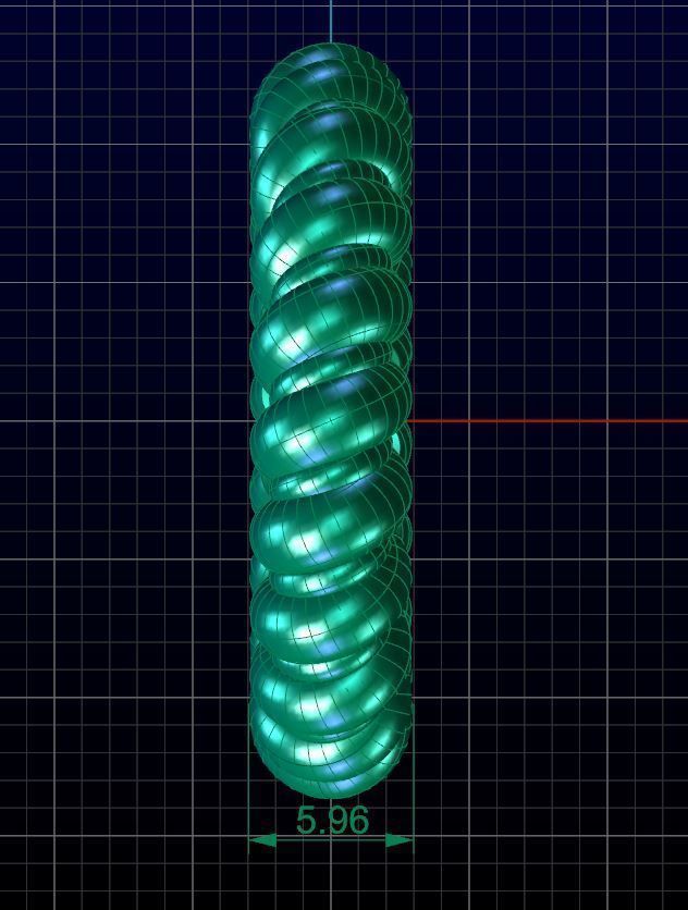 Ring helixian 3D print model_6