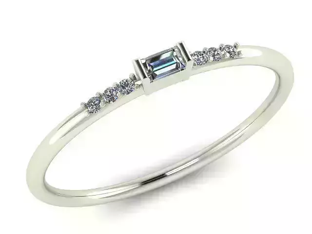 baguette fashion ring 