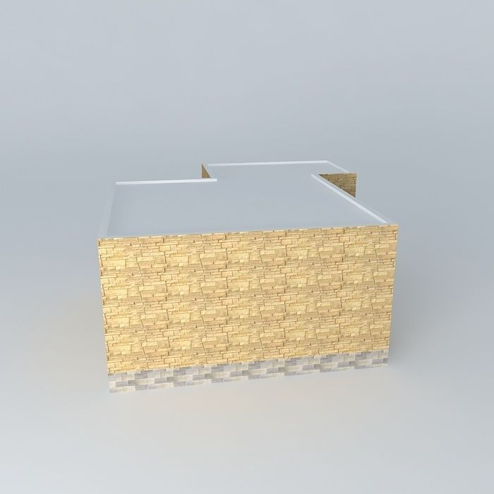 Urban Library Free 3D model_2