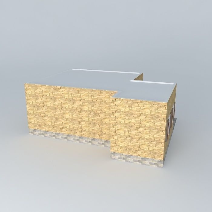 Urban Library Free 3D model_1